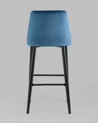 Стул барный Диего Пыльно-синий