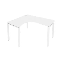 Стол письменный МЕТАЛ СЙСТЕМ Б.СА-3 Л Белый / METAL SYSTEM