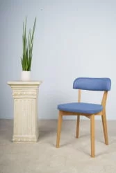 Стул Франк Блю-Лазур/Натур. Бук