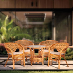 Кресло PELANGI 02/15 B /с подушкой/ Мед