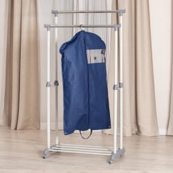 Вешалка JET металл, пластик, 86*44*166 см, темно-серый/светло-серый/хром