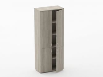 Шкаф высокий закрытый Glassy 6.19.131 Дуб сантана светлый