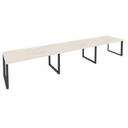 Стол переговорный (3 столешницы) ONIX O.MO-PRG-3.4 Денвер Светлый/Антрацит