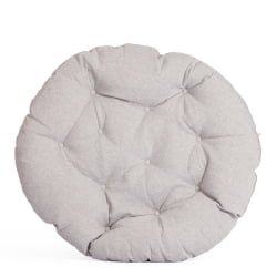 Кресло CLOUDE рогожка/металл, 97х98х90-96см, серо-бежевый, 3M 16/2