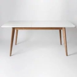 Стол обеденный Пегас Plus 160x95 Эмаль белая