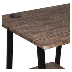 Письменный стол с полками BRABIX LOFT CD-006 Мореный дуб