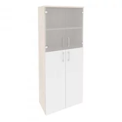 Шкаф высокий широкий ONIX O.ST-1.7 Денвер Светлый/Белый