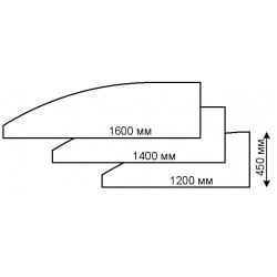 Офисная перегородка IMAGO ЭКР-3 Мокачино