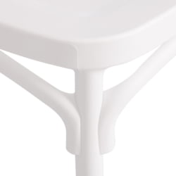 Стул CROSS (mod. PL24) пластик, 48 х 58 х 89 см, White (белый) 11954