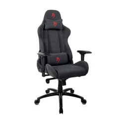 Геймерское кресло Arozzi Verona Signature Soft Fabric Черный-красный
