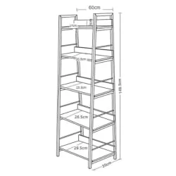 Стеллаж BRABIX LOFT SH-003 Мореный дуб