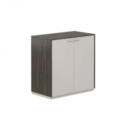 Шкаф низкий Atlas NZ-0314.BT.GS Бренсон Трюфель Серый камень