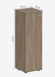 Шкаф-стеллаж Sigma SG.804.OD.OD.L Дуб темный