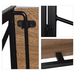 Стол руководителя BRABIX LOFT CD-002 Мореный дуб