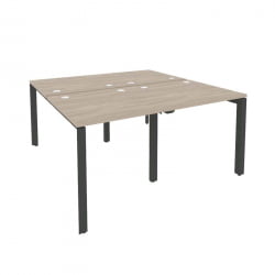 Рабочая станция на П-образном м/к ONIX O.MP-D.RS-4.0.8 Дуб Аттик/Антрацит