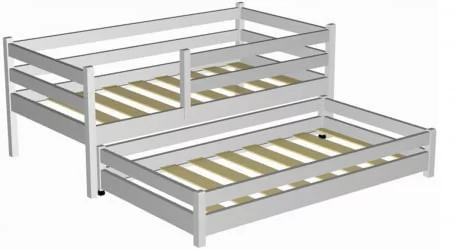 Детская кровать для девочки RooRoom VK-6с Серая