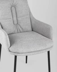 Кресло Саманта рогожка Светло-серый