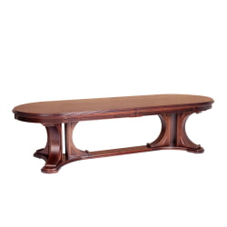 Стол VERSAL овальный бук, мдф, 300 (350/400) х 110 х 78 см, Tobacco