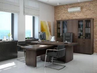 Комплект мебели для кабинета руководителя Boston 01 Венге