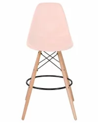 Стул барный ДОБРИН ДСВ БАР Светло-розовый ПК-02 / DOBRIN DSW BAR PK-02