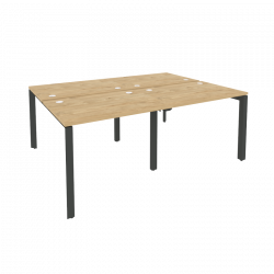 Рабочая станция на П-образном м/к ONIX O.MP-D.RS-4.1.7 Тиквуд Светлый/Антрацит