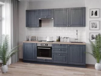 Панель окончание шкафа для посуды 2083 Мокка ЛД 274.940.000 Дуб фактурный антрацит