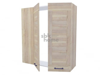 Пенал угловой ПУ-1216 (720), Дублин (1216*400*1308) Дуб галифакс белый, 21673 