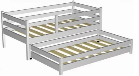 Детская кровать для мальчика RooRoom VK-6 Белая