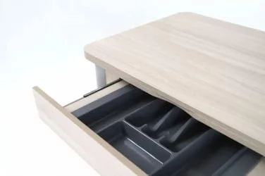 Маленький обеденный стол Прайм-3Р Ясень Шимо светлый