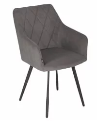 Стул обеденный DOBRIN ROBY велюр Catania Chocolate