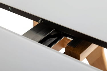 Стол раскладной Нарвик Glass 140-180 Automatic Natur/Light matte glass