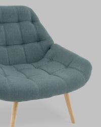 Кресло Олби Квадро зеленый