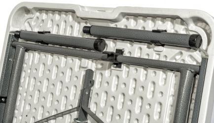 Стол складной чемодан пластиковый Кейт 120, стальной каркас, полиэтилен высокой плотности (HDPE)