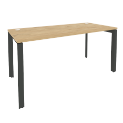Стол рабочий на П-образном м/к ONIX O.MP-SP-4.7 Тиквуд Светлый/Антрацит