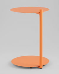 Журнальный столик Siara металл оранжевый