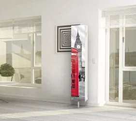 Шкаф в прихожую Зум Шелф Арт Беленый дуб