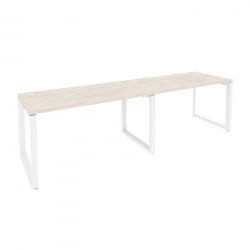 Рабочая станция на О-образном м/к ОНИКС О.МО-РС-2.3.7 Денвер Светлый/Белый / ONIX O.MO-RS-2.3.7