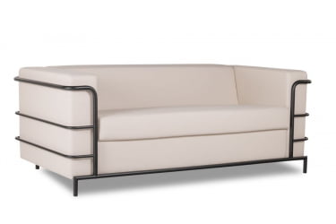 Диван трехместный Аполло 2.0 (3Д) Кремово-белый Euroline 907