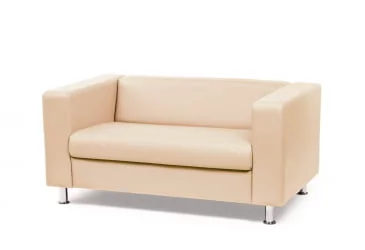 Диван Алекто двухместный Consul Ivory (кожа)