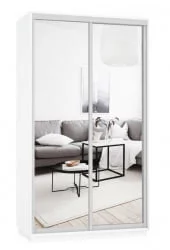 Шкаф-купе белый Экспресс Дуо Экспенс 1200х2200h Белый снег