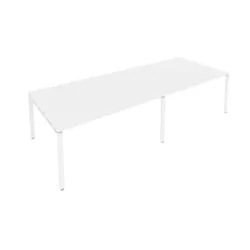 Переговорный стол (2 столешницы) Metal System Б.ПРГ-2.4 Белый