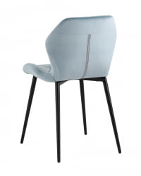 Стул обеденный Эдвин велюр Пыльно-голубой