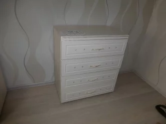 Комод в гостиную Венеция 32.32 Сосна Астрид Ваниль