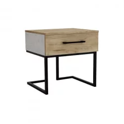 Тумба дизайнерская Loft Дуб натур/Бетон