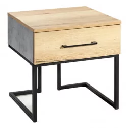 Тумба дизайнерская Loft Дуб натур/Бетон