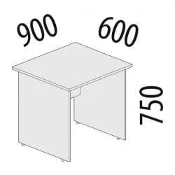 Письменный стол Альфа 63.20 Дуб кобург