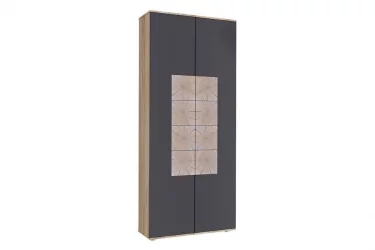 Шкаф двухстворчатый Фиджи ЛД 659.310.000 Дуб золотой Антрацит