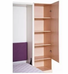 Шкаф-диван-кровать Смарт 1 3-в-1 правый 1400 Дуб молочный