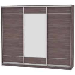 Шкаф-купе B-220х270х60-3(ЯАТ-D7D8D7)