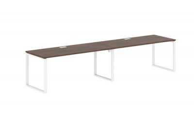 Бенч-система EDIS EQWST 3580 Дуб Денвер темный Белый